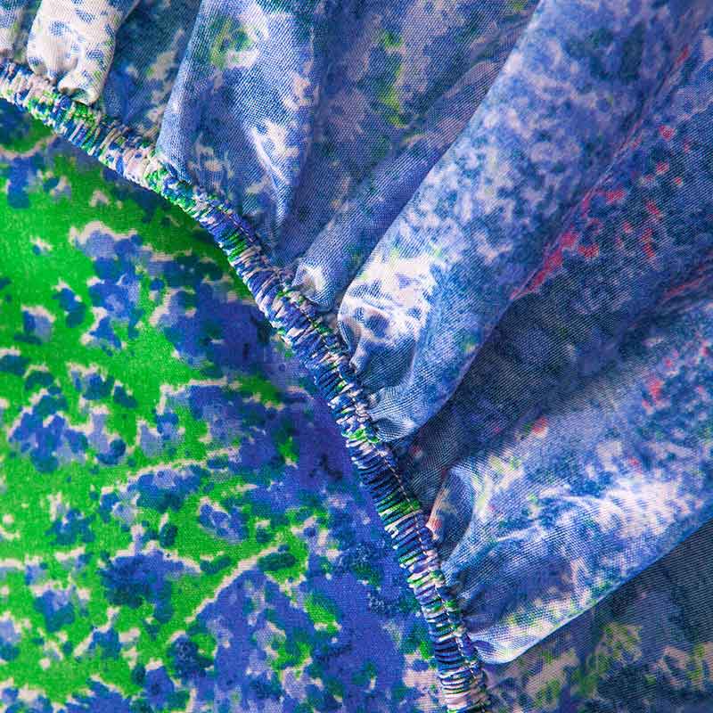 Purple Flower Mattress Cover 180x200 Single Mattress Protector Bed Bug Proof Dust Mite Mattress Pad Cover for Mattress 45