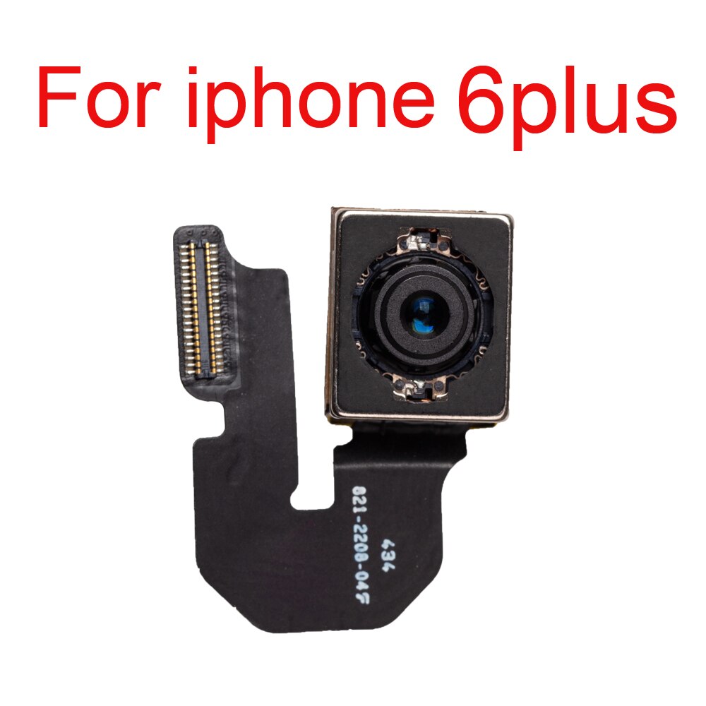 1 pces voltar câmera traseira com flash módulo sensor cabo flexível para iphone 5 5S 5c se 6s 7 8 plus câmera traseira com testado bem: For iphone 6PLUS