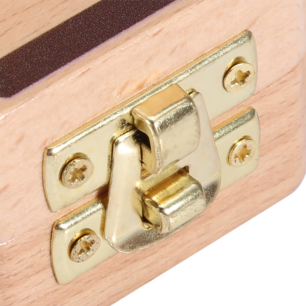 Wooden Baby Tooth Box Teeth Organizer Wooden Camera-pattern Storage Box Case for Baby Teeth and Baby Hair