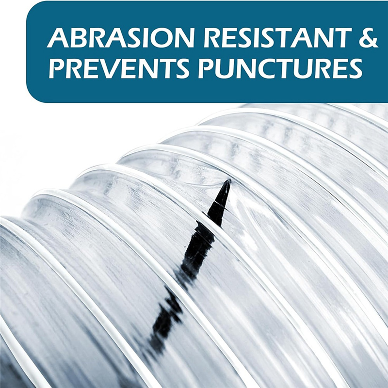 T97C-PVC stofopvangslang en 2 1/2 inch poorten 10 ft, stofopvangslang, PVC dampopvangslang voor stofopvangsystemen