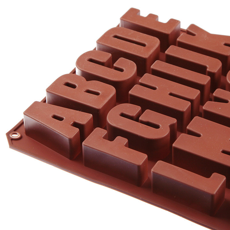 3D Alphabet Buchstaben Beton Silikon Formen Gips Nummer Hauptstadt Kleinbuchstaben bilden DIY Kuchen Harz Hause Dekorationen Werkzeuge