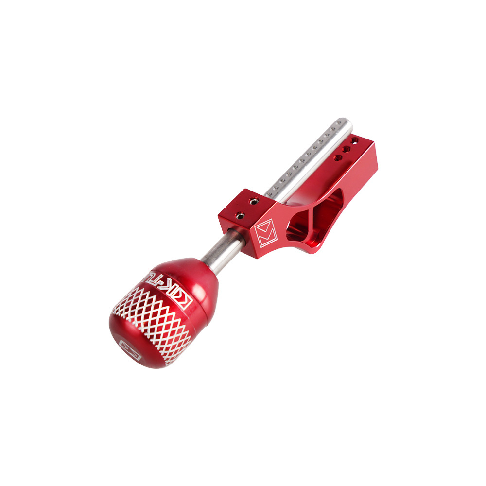 Universal Adjustable Gear Shift Knob Extender Height Lever Extension Car Gear Shifter Extender Kit: Pink