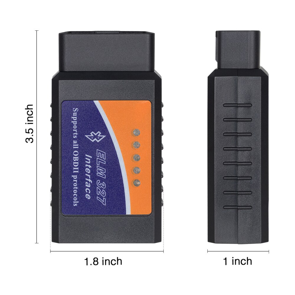 elm327 V1.5 obd2 Bluetooth OBD2 outil de diagnostic automatique ELM 327 v 1.5 mieux que elm327 v2.1 lecteur de code parter