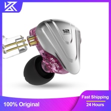 Kz Zsx Metal Koptelefoon 5BA + 1DD Hybride Technologie 12 Driver Hifi Bass Oordopjes In Ear Monitor Hoofdtelefoon Noise Cancelling headset