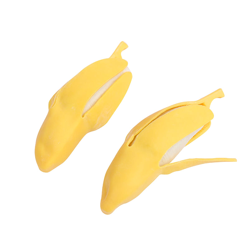 Bolas antiestrés blandas de fruta bonita, juguete sensorial para apretar, juguete de mano para aliviar el estrés, plátano antiansiedad, juguete elástico de crecimiento lento