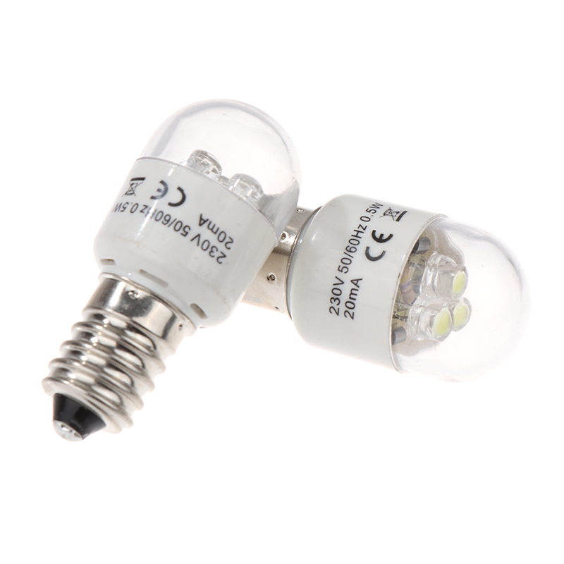 Bombilla LED de costura casera BA15D/E14, luz iluminada de 0,5 W CA 190-250W, lámpara de repuesto para máquina de coser casera, bombilla LED de costura