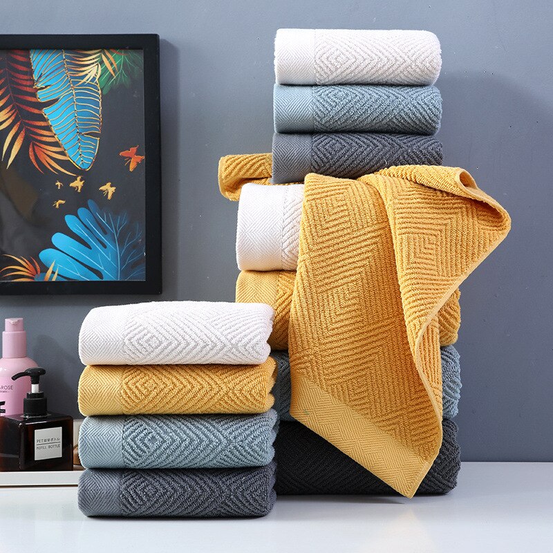 Toad 390g Thickened 100% Cotton Bath Towel for Adults Travel Home Super Absorbent Face Bath Bathroom Spa Sauna Towels