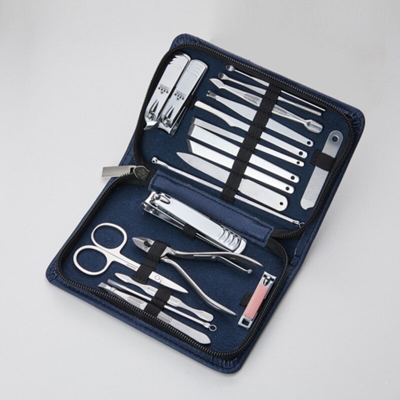 Op Mode 20pcs Nagelknipper Set Nail Art Beauty Tools Nail Schaar Sikkel Eagle Haak Pedicure & Menicure Tweezer nagels Kit