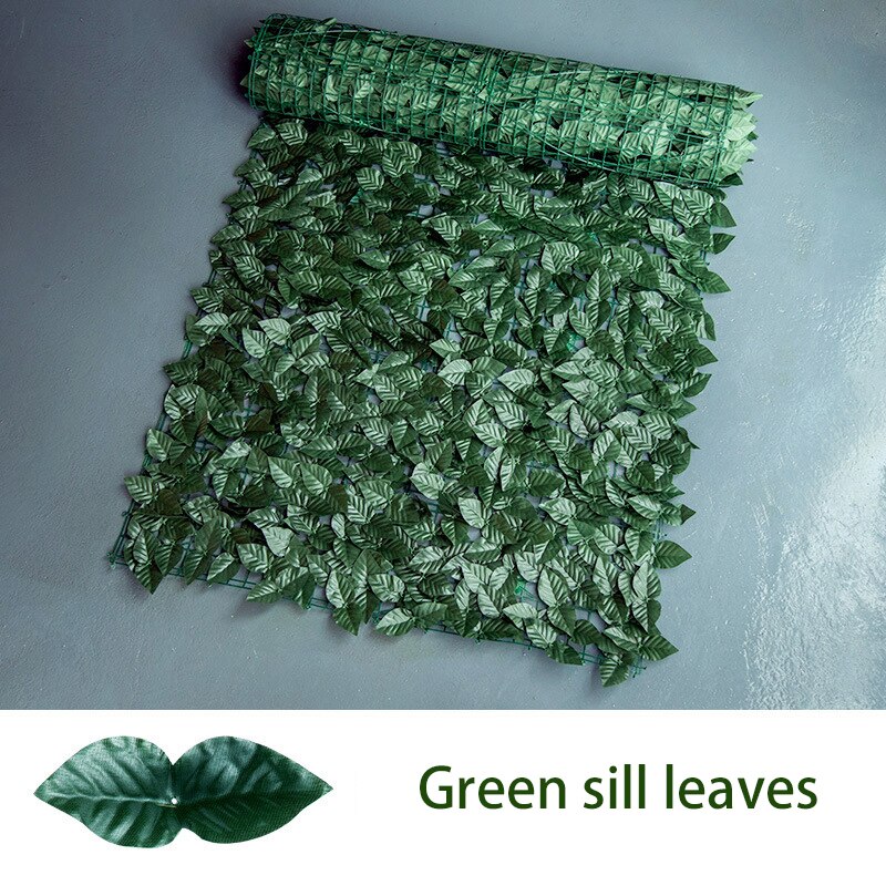 0.5x3m Artificial Green leaf Greenery Panel Green Wall Fence Patio Decoration: 01