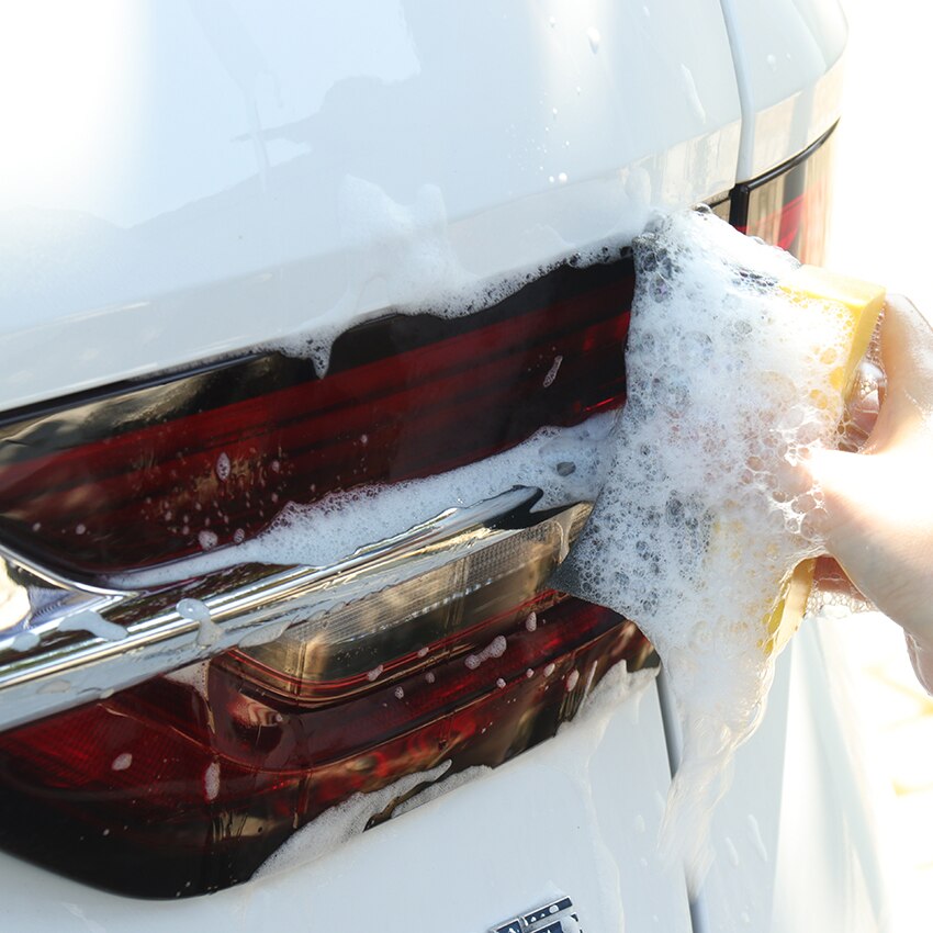 1PC PE Waxing Sponge Multifunctional Waxing Cleaning Tool Corner Wipe Clear Residual Wax Car Interior Cleaning PE Sponge Brush