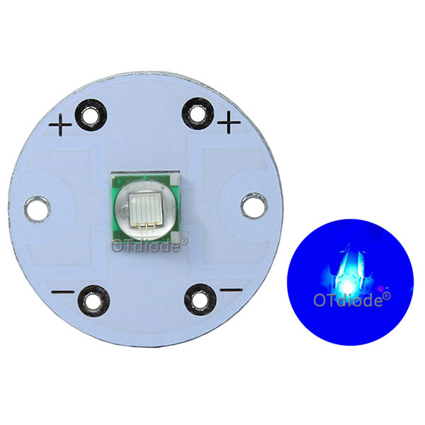 CREE XML2 XML T6 U2 LED Diode SMD5050 10W Round 20mm PCB for Flashlight Car light Headlight High Power Bulb bead DIY Parts: XML-T6 Blue