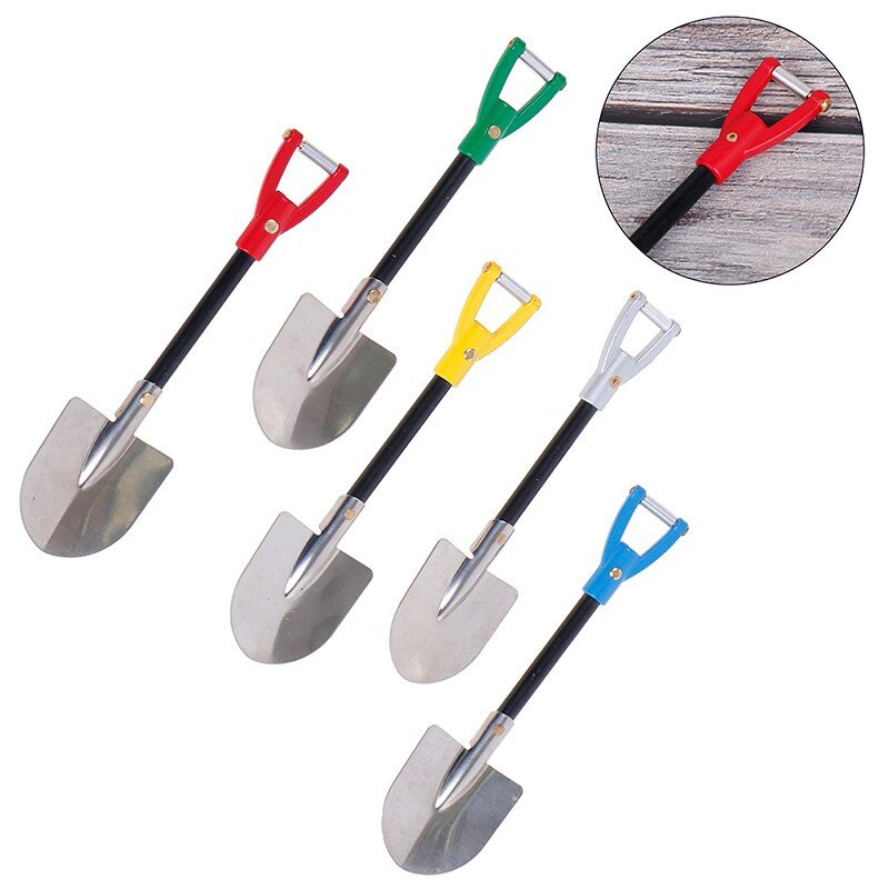 Simulation Metal Mini Shovel ＆ Simulation Bucket For RC Simulation Climbing Car Decoration ~