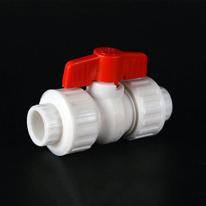 PVC Valve Connector All plastic switch Double live ball valve Agriculture Garden Irrigation Water Pipe Fittings