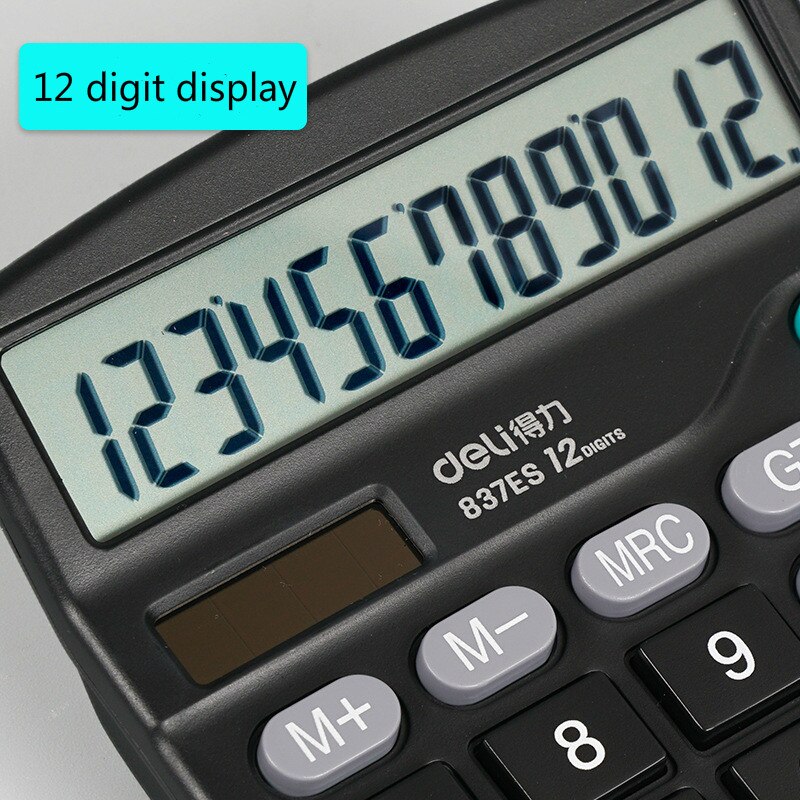 Financial Office Scientific Calculator AA Battery (Not included) Solar Dual Energy Large Display Calculators for Tax Meeting