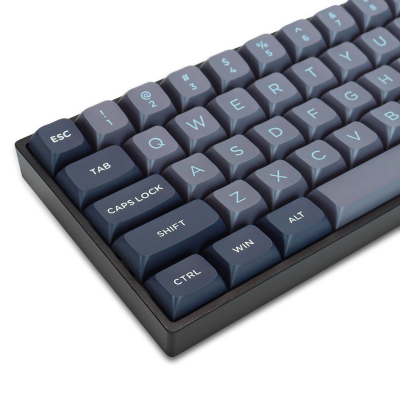 189 teclas PBT doble disparo negro gris ISA perfil teclas para interruptores MX Womier GK61 Anne Pro 2 Teclado mecánico para jugar