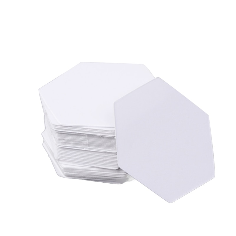 100Pcs Hexagon Templates for Patchwork Paper Quilting Sewing Craft DIY Six Sizes