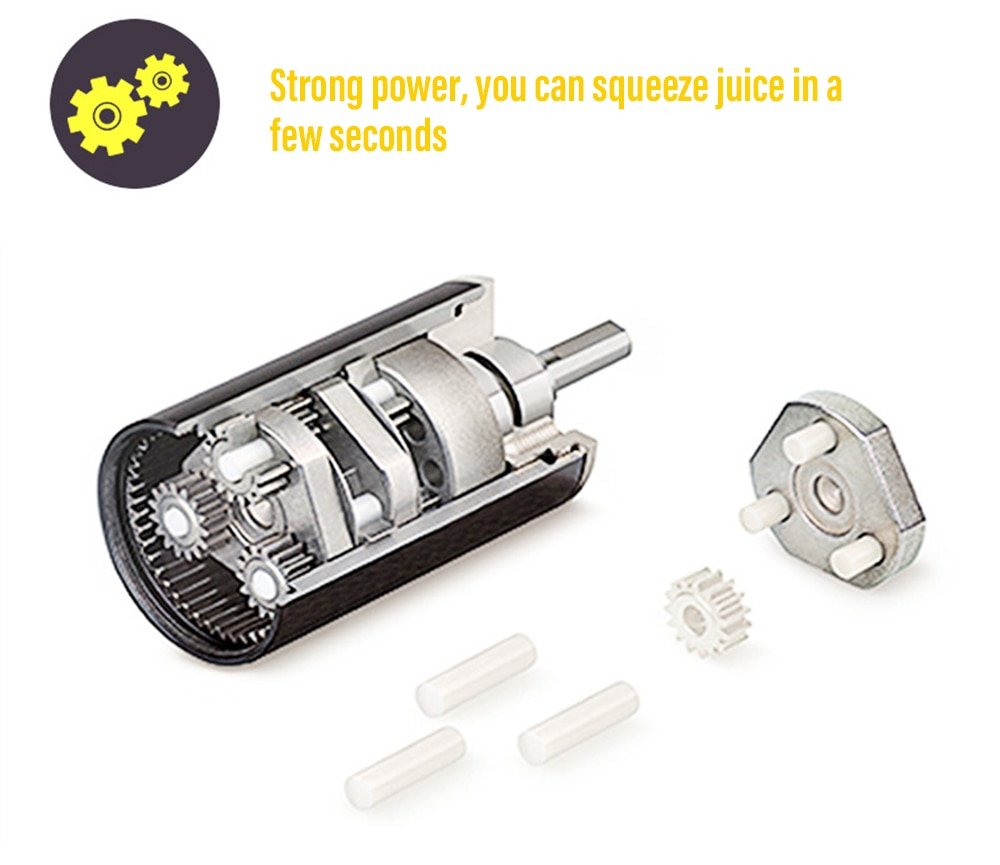 4- blader 500ml elektrisk appelsin sitron juicer kopp bærbar blender frukt grønnsak juice mixer flaske usb oppladbar