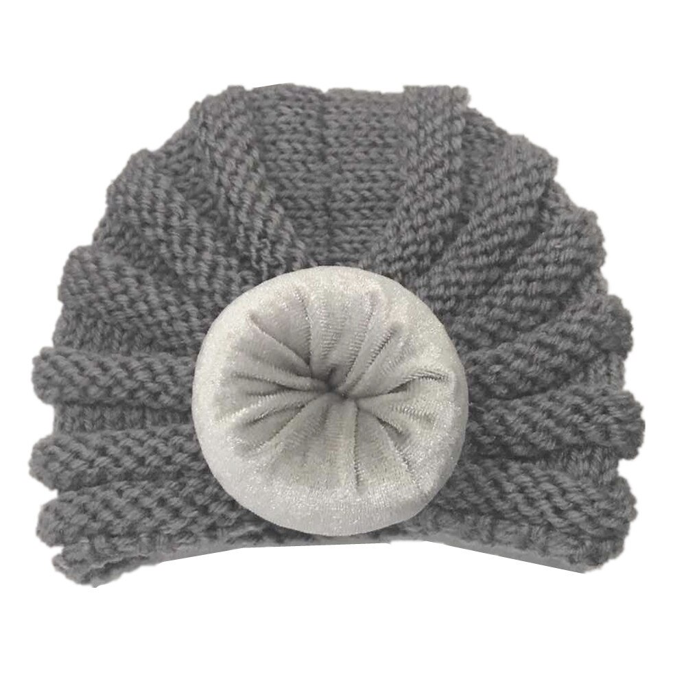 freundlicher nette Hütte Baby feste farbe Krapfen Wolle Hütte Europäischen und Amerikanischen jungen und mädchen zur Seite fahren elastische Hütte: 06