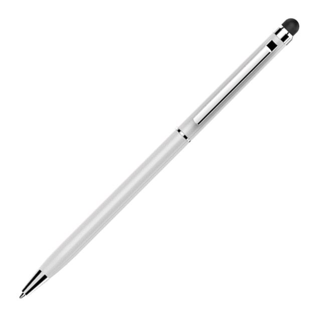 2 in 1 Universal Stylus Pen Drawing Touch Screen Pens Pencil For IPad iPhone Tablet Android Smartphone Touch Screen Accessories: Silver