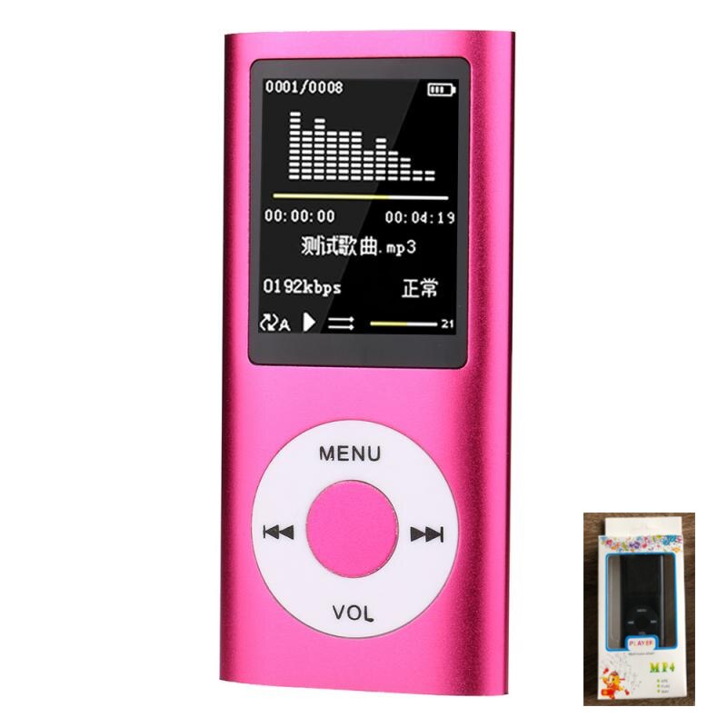 ZK50-reproductor Mp4 MX890, Radio FM deportiva portátil, reproductor multimedia de vídeo y música LCD de 1,8 pulgadas, Radio FM, micrófono, reproductor de Audio y vídeo: PI