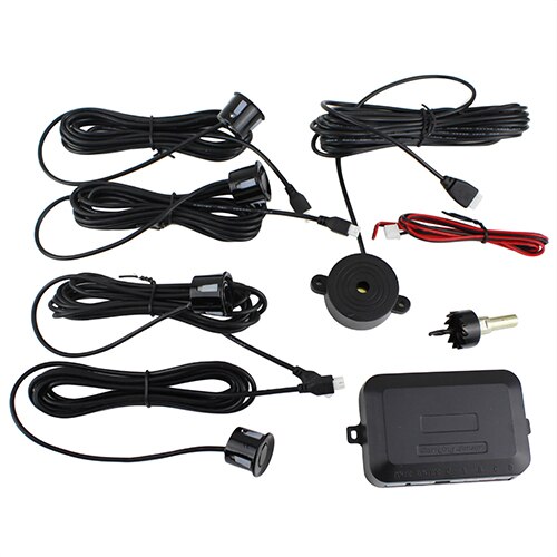 Buzzers Parkeer Sensor Auto Omkeren Backups Radars Sound Alert + 4 Sensoren