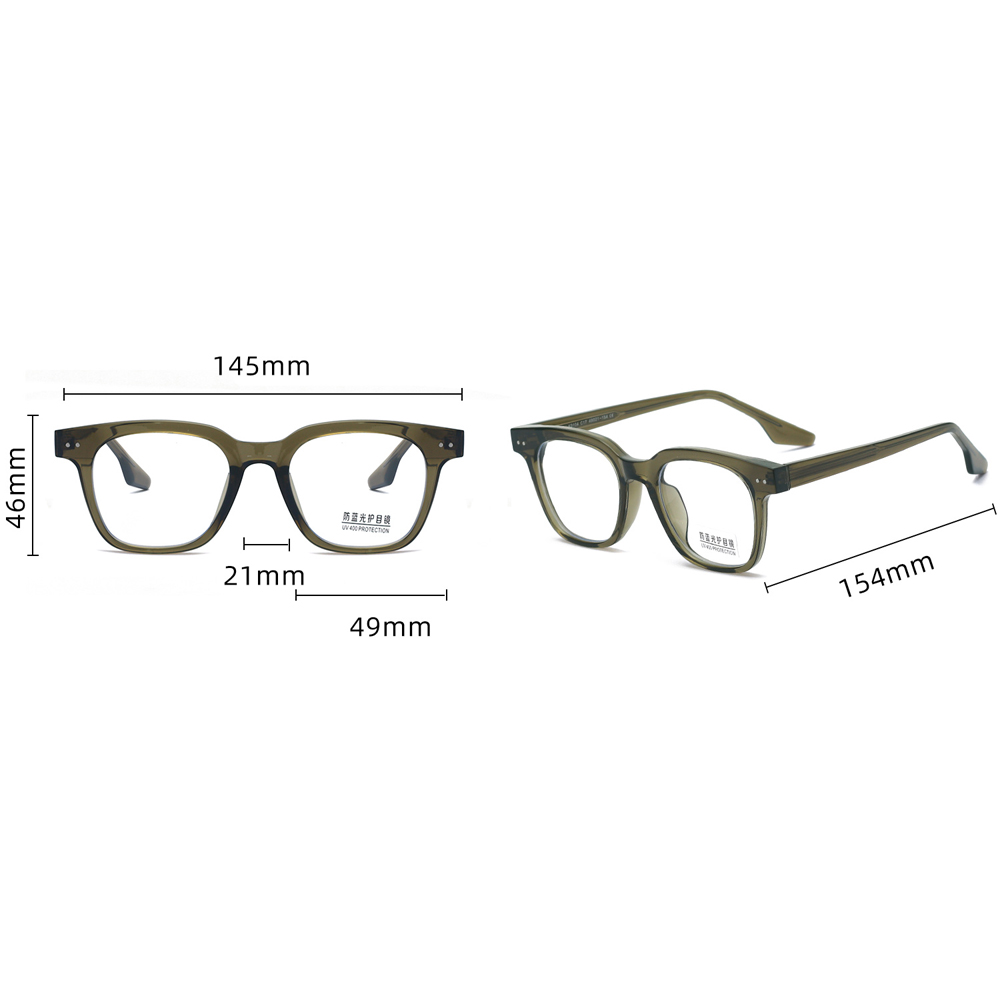 Kachawoo eyeglasses men clear lens tr90 acetate optical glasses frame for women black leopard square eyewear frame
