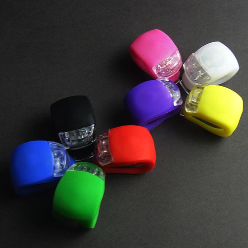 LED Front Rear Wheel Bike Light Frog Light 3 Model Cycling Motorcycle Lamp Bicycle Accessories Outdoor Equipment Silicone