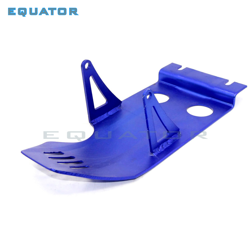 MOTORCYCLE HEAVY DUTY ALLOY BASH PLATE ALUMINUM SKID PLATE ENGINE PROTECTING PLATE PIT BIKES ATOMIK yx140 150 160CC: Blue