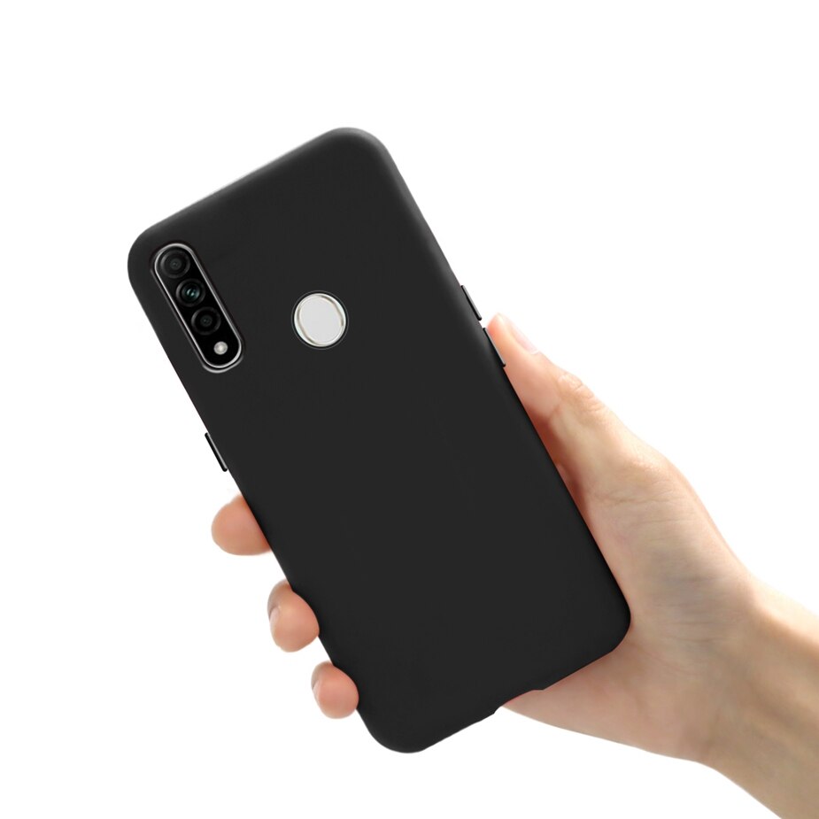 Schutzhülle aus weichem silikon und tpu für oppo  a31 , passend für oppoa  a 31 31 cph 2015, 6.5 -zoll-smartphones, stoßfest und mit niedlichem Süssigkeit-Entwurf.: Schwarz