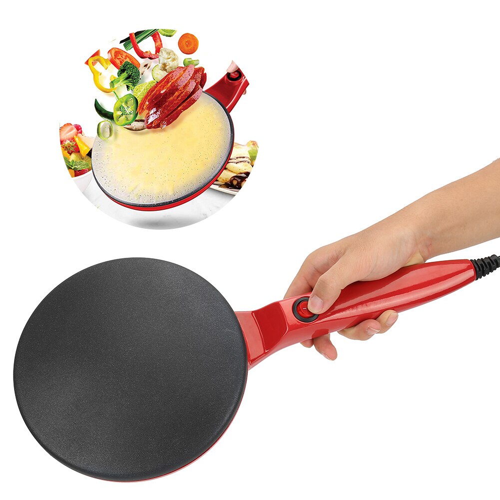 Mini Electric Non Stick Pancake Crepe Maker Machine Kitchen Cooking Tools EU Plug 220 to 240V Crepe Kitchen Appliance
