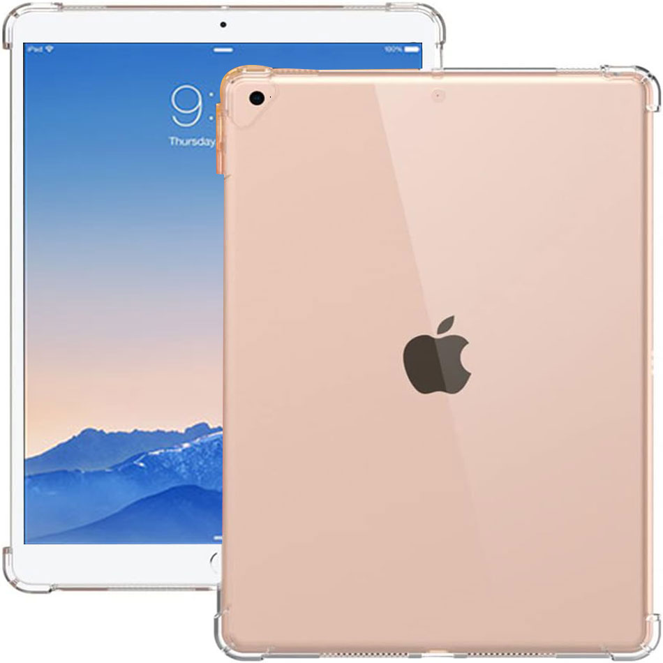 Étui pour tablette Apple iPad Air 1 2 9.7 pouces A1566 A1567 A1474 A1475 A1476, coque transparente en Silicone TPU, housse d'airbag Anti-chute: ELEVEN