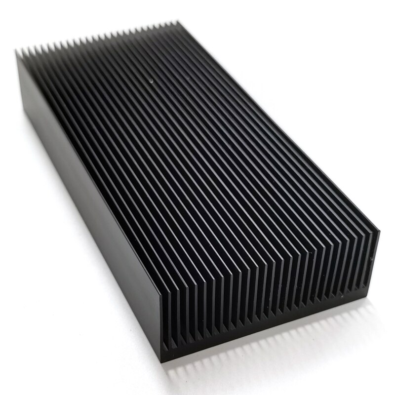 MOOL Durable Silver Aluminium Radiating Fin Cooling Heatsink 80X27X150MM for LED Power Transistor Electrical Radiator Chip: Default Title