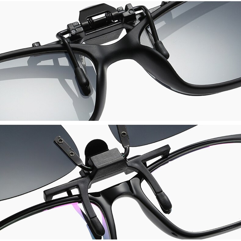 Clip on okulary spolaryzowane okulary mężczyźni kobiety jazda samochodem łowienie ryb jazda na rowerze turystyka okulary przeciwsłoneczne Night Vision okulary przeciwsłoneczne w formie nakładki