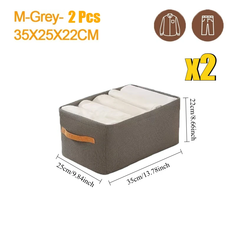 Stapelbare Kleiderschrank-Kleider-Organizer-Tas... – Grandado