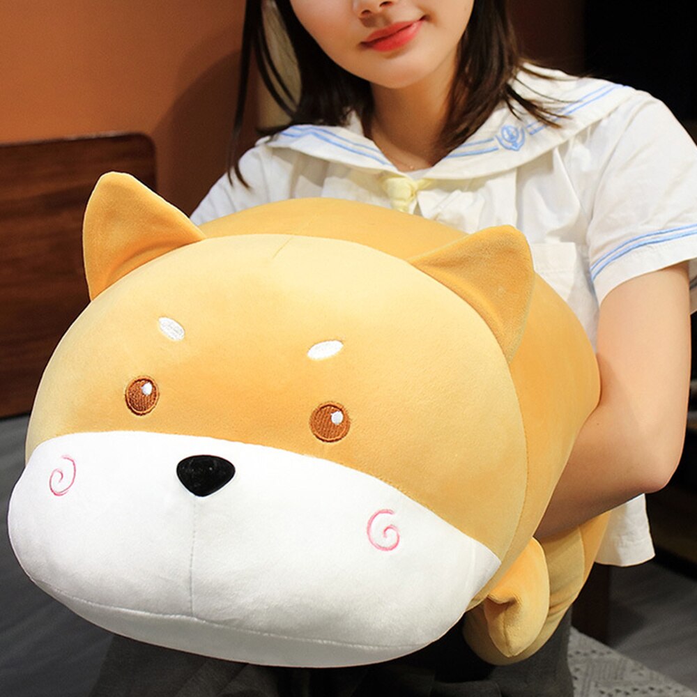 Adorable Dog Plush Doll Soft Stuffed Toy Kid Hugging Pillow 50cm Comfortable for Kids Girls Pacify Rag Toy EIG88