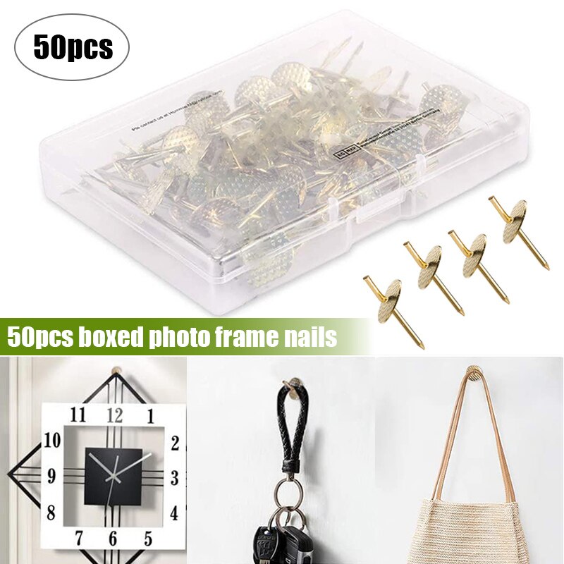 50 stuks fotohangers met dooslegering spijkerhaken 20lb fotolijsthangers gipsen fotohan  lb88