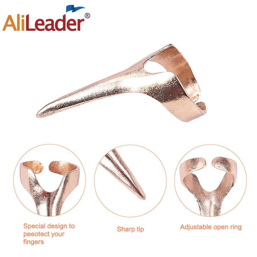 Haar Afscheid Tool Voor Vinger Voor Vlechten Haar Vlechten Accessoires Hairstylist Gevlochten Nagel Retro Haar Afscheid Tool