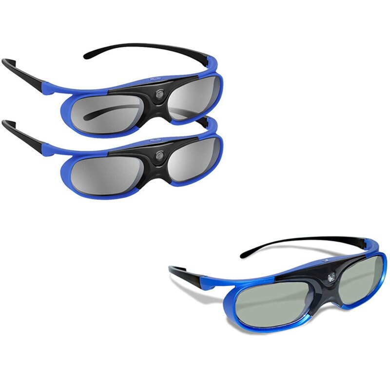 3 Set Rechargeable DLP Link 3D Glasses Active Shutter Eyewear For Xgimi Z3/Z4/Z6/H1/H2 Nuts