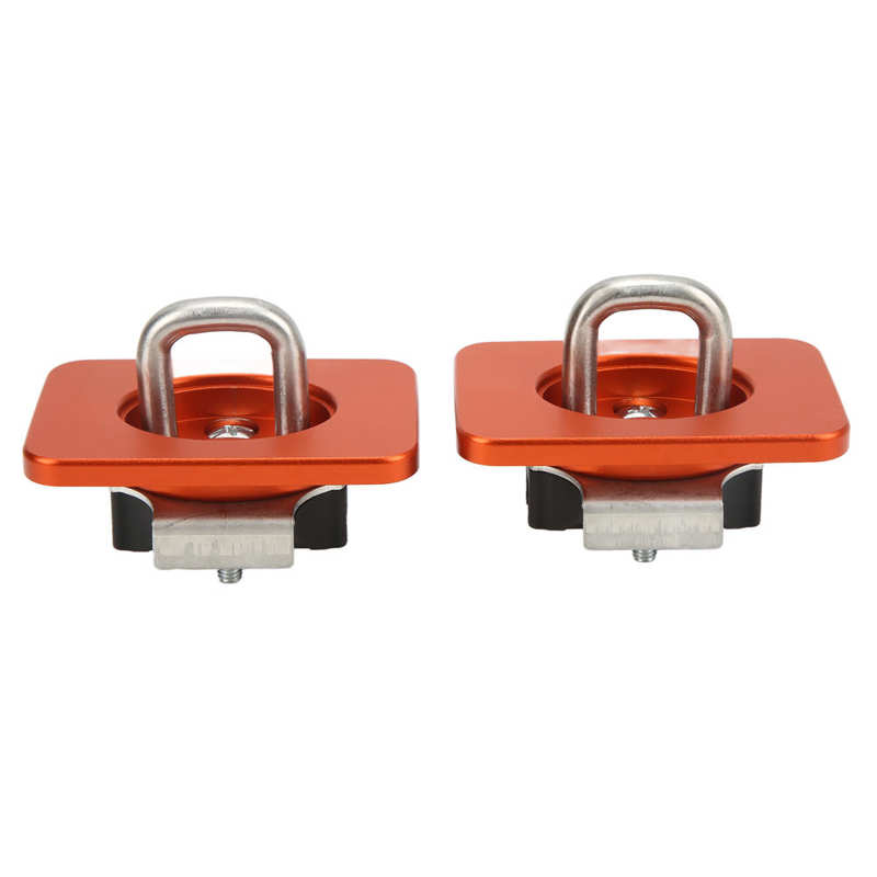 Bull Ring Flush Truck Bed Tie Downs for Trucks: Orange