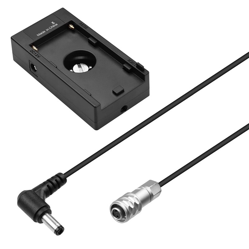 NP-F970 płytka robić baterii uchwyt adaptera BMPCC kabel zasilający robić kamery 4K/6K