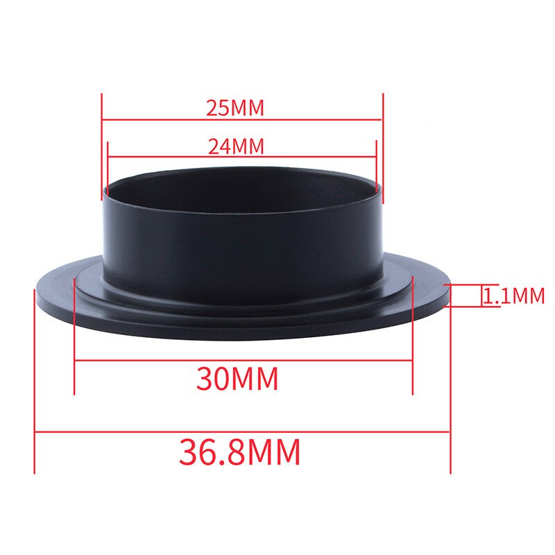 2pc 4pc 8pc maastopyörän alakiinnike laakerin kansi akseli bb keramiikka kuppi kiinteät vaihdeosat 24mm maastopyörän lisävarustetta