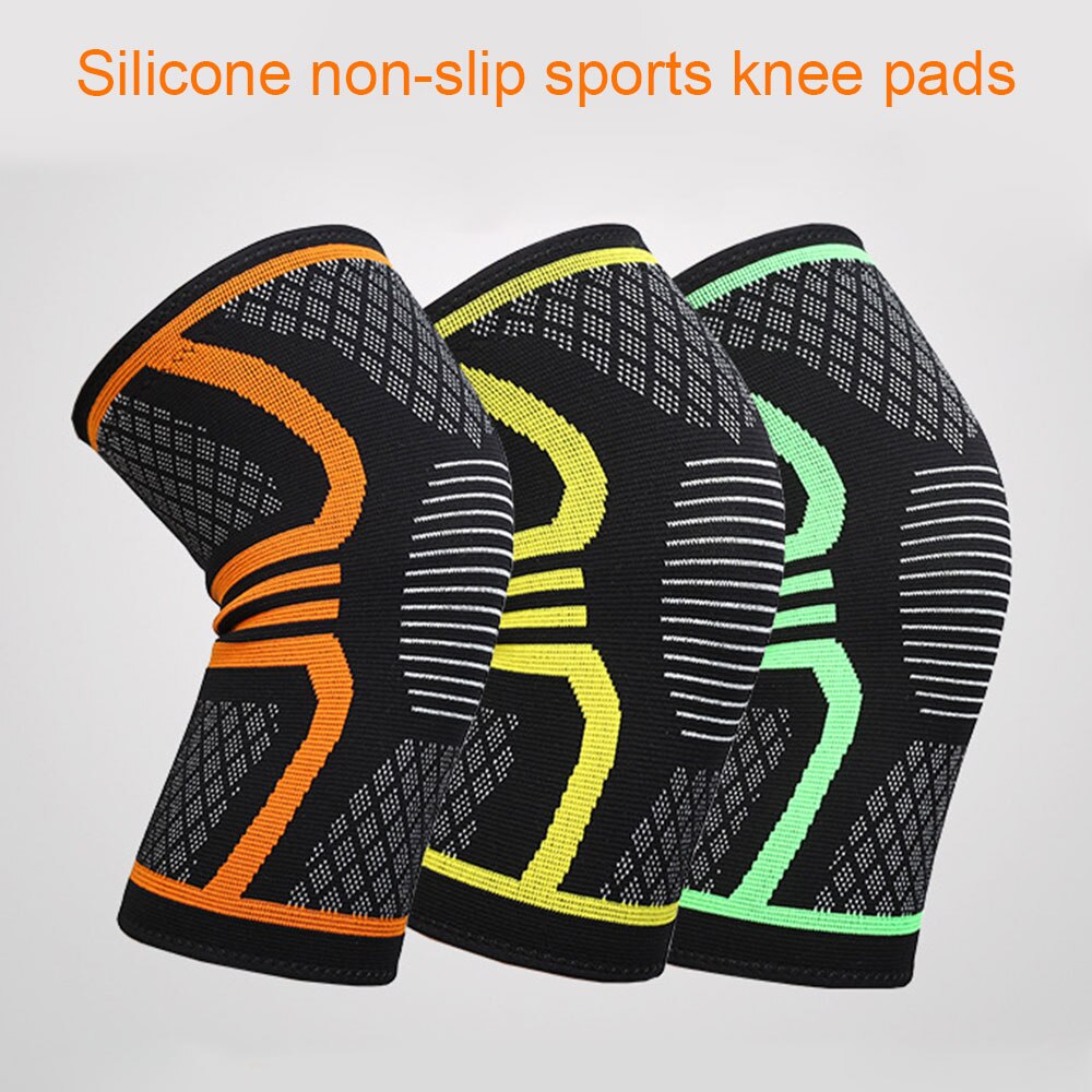 Knee Support Elastic Nylon Breathable Fitness Kneepad Patella Brace Support for Basketball Volleyball Running Cycling sports