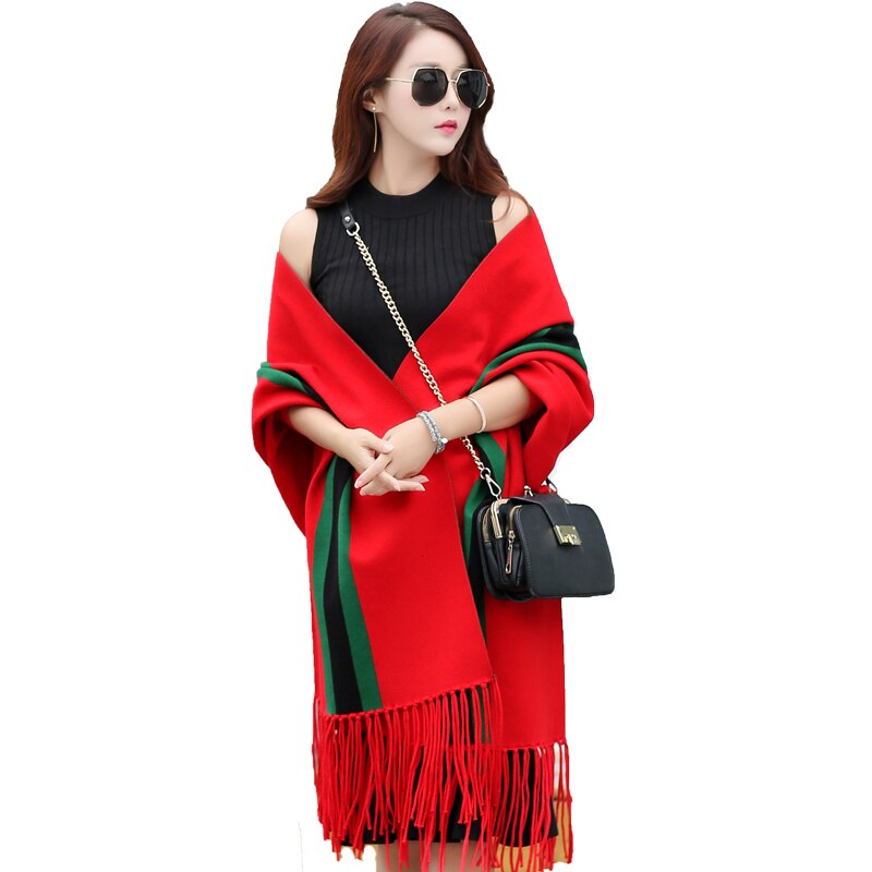 Cardigan Winter Women's Tassel Wrap Swing Cardigan Knitted Oversized Sweater Scarf Women's Sweater Blouse Plus Size