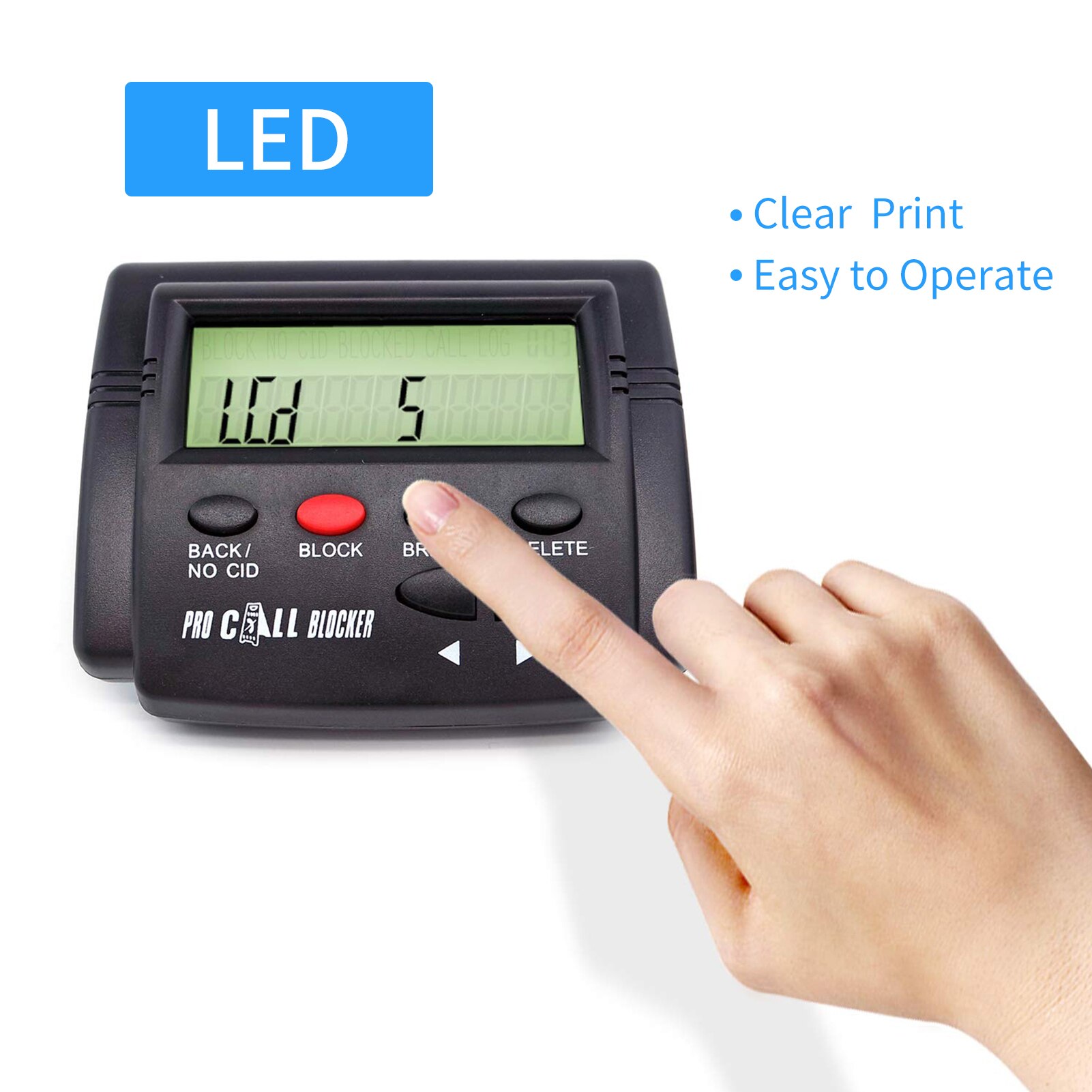 Call Blocker for Landline Phones Telephone 2000 Caller ID Box Blocking One Touch Number Block Device Block Nuisance Calls