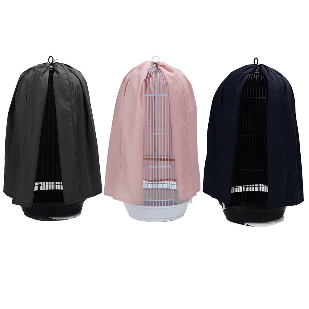 Winddicht Accessoires Vogelkooi Cover Anti Regen Light-proof Thicken Dusproof Papegaai Slaap Schaduw Verminderen Afleiding Nylon