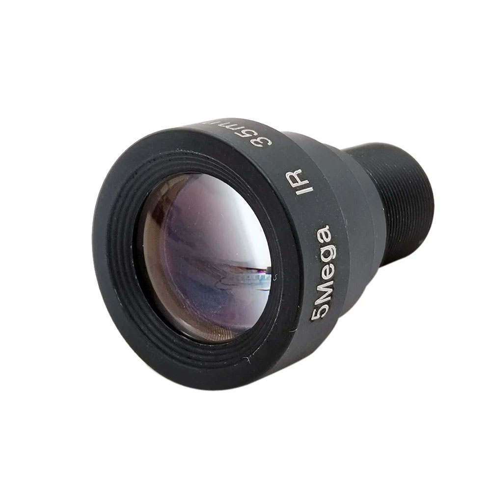 Lente de cámara CCTV de longitud Focal larga HD 5MP M12 50mm 35mm 25mm lente de 5 megapíxeles para cámara de seguridad IP analógica AHD EKEN SJCAM