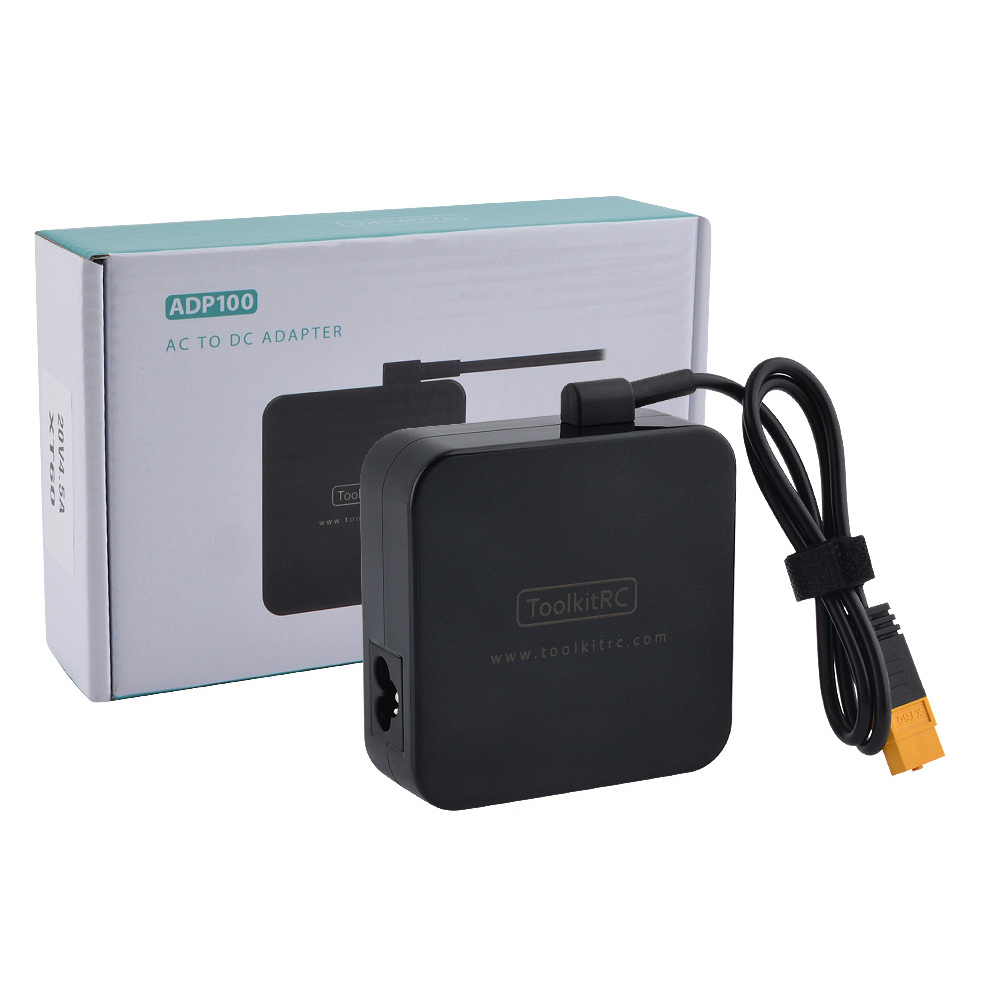ToolkitRC M7 200W 10A DC cargador/descargador de equilibrio adaptador ADP100 (UE/EE. UU.) para batería Lipo LiHV LiFe Lion RC 1-6S