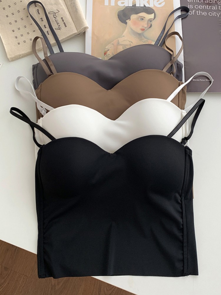 4colors korean style camisole women Sexy tank top female summer Ice sleeveless slim crop tops womens(Y2873)