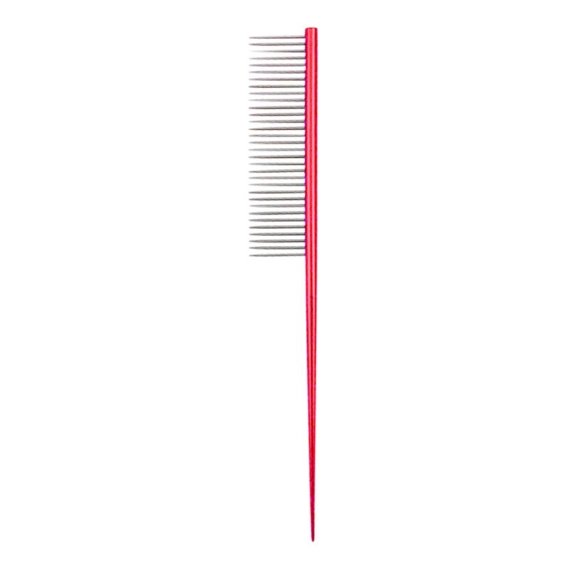 Professionele Hond Kam Rvs Grooming Kam Hond Kat Haar Schoonheid Schoonmaken Kam Voor Honden Pet Grooming Supplies: Rood