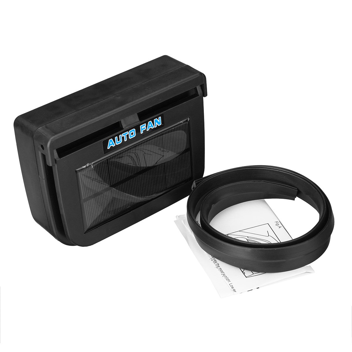 Auto Op Zonne-energie Auto Cooler Auto Cool Ventilator Systeem Radiator Auto Air Vent Uitlaat Warmte Ventilator Met Rubberen Strip